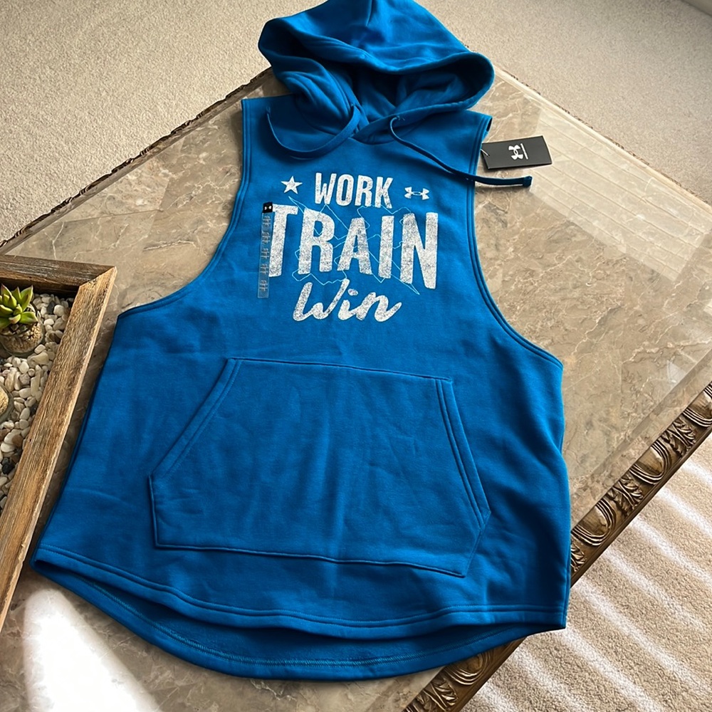 Fleece hoodie tank